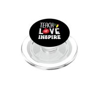 Enseña Amor inspira al Profesor de Vuelta a la Escuela Primer día de Clase PopSockets PopGrip para MagSafe