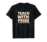 Enseña con Orgullo Rainbow Teacher, Aula inclusiva Divertida Camiseta
