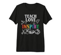 Enseña el Amor inspira el Agradecimiento al Maestro de Regreso a Clases Camiseta Premium