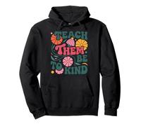 Enséñales a ser amables mensajes positivos Sudadera con Capucha