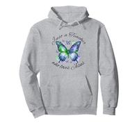 Enseñando a la mariposa cristiana solo un maestro que ama a Jesús Sudadera con Capucha