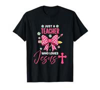 Enseñando a las mujeres cristianas inclinarse solo a un maestro que ama a Jesús Camiseta