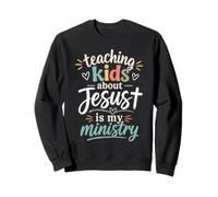 Enseñando a los niños Acerca de Jesús Ministerio Maestro de Escuela Dominical Sudadera