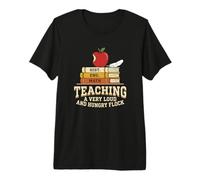 Enseñando a un Maestro de Escuela en casa de bandada Muy ruidosa y hambrienta Camiseta Premium