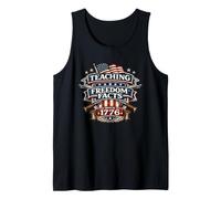 Enseñando Datos sobre la Libertad Desde 1776 Profesor de Historia Patriótico Camiseta sin Mangas