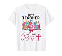 Enseñando la fe cristiana reverencia solo un maestro que ama a Jesús Camiseta