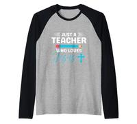 Enseñando la fe cristiana reverencia solo un maestro que ama a Jesús Camiseta Manga Raglan