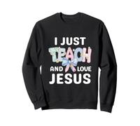 Enseñando la fe cristiana reverencia solo un maestro que ama a Jesús Sudadera