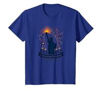 Enseñando la Libertad una Bengala a la Vez Camiseta, Niños, Azul Real, 2 años