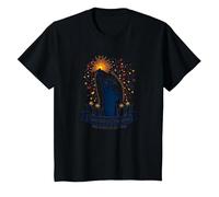 Enseñando la Libertad una Bengala a la Vez Camiseta, Niños, Negro, 4 años