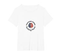 Enseñando Mentes Tocando Corazones Educador Inspiración Camiseta, Mujer Tallas Grandes, Blanco, 4XL Grande