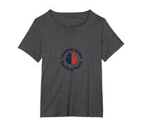 Enseñando Mentes Tocando Corazones Educador Inspiración Camiseta, Mujer Tallas Grandes, Jaspeado Oscuro, 2XL Grande