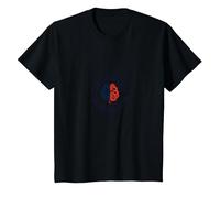 Enseñando Mentes Tocando Corazones Educador Inspiración Camiseta, Niños, Negro, 6 años
