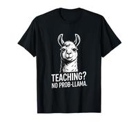 Enseñando No Prob-Llama Profesor Divertido Camiseta