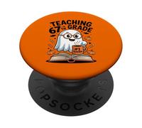 Enseñanza 6-7 Grado Divertido Profesor 67 Halloween Boo Seis Siete PopSockets PopGrip Adhesivo