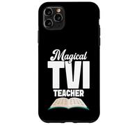 Enseñanza del Equipo con Discapacidad Visual Trabajo Corazón Profesor TVI Carcasa para iPhone 11 Pro MAX