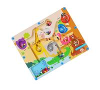 Enseñanza del Juego De Laberinto Magnético - Actividad Preescolar para Niños Y Niñas | Stom Juegos Educativos con Pluma Magnética | Colores De para Coordinación, Lógica, Aprend