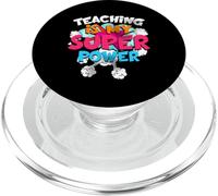 Enseñanza Is My Super Power Maestro de Magisterio PopSockets PopGrip para MagSafe
