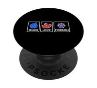 Enseñar a Amar Libertad PopSockets PopGrip Adhesivo