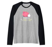 Enseñar a Demasiado Joven para jubilarse Demasiado pobre para Dejar de Fumar Instructor Camiseta Manga Raglan