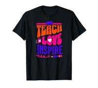 Enseñar Amar Inspirar Educación Y Motivación Camiseta