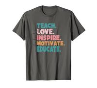 Enseñar Amor Inspirar Motivar Educar Camiseta