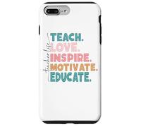 Enseñar Amor Inspirar Motivar Educar Carcasa para iPhone 7 Plus/8 Plus