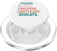 Enseñar Amor Inspirar Motivar Educar PopSockets PopGrip para MagSafe