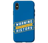 Enseñar Citas Divertidas Advertencia Puede Empezar a Hablar de Historia Carcasa para iPhone X/XS