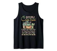 Enseñar como un Profesor de Cactus Paciente de Regreso a la Escuela Fuerte Camiseta sin Mangas