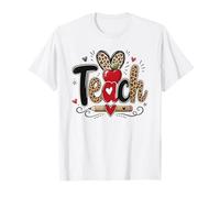 Enseñar diseño de educador de Leopard Spot Camiseta