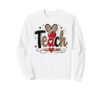 Enseñar diseño de educador de Leopard Spot Sudadera