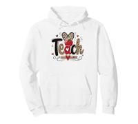 Enseñar diseño de educador de Leopard Spot Sudadera con Capucha
