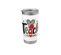 Enseñar diseño de educador de Leopard Spot Vaso térmico de acero inoxidable de doble pared