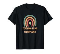 Enseñar es mi superpoder ilustrado Camiseta