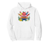 Enseñar es Trabajo del corazón Educador Diseño de apreciación Sudadera con Capucha