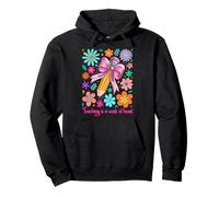 Enseñar es una obra de corazón Sudadera con Capucha