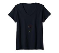 Enseñar la cámara de Las Luces: Tome 1 Educador de Excelencia de enseñanza Camiseta Cuello V, Mujer, Negro, M