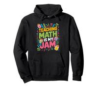 Enseñar Matemáticas Es Mi Jam Maestro Humor Música De Vuelta A La Sudadera con Capucha