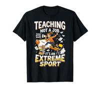Enseñar no es un Trabajo Es un Profesor Divertido de Deporte Extremo Camiseta