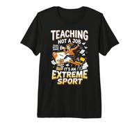Enseñar no es un Trabajo Es un Profesor Divertido de Deporte Extremo Camiseta Premium