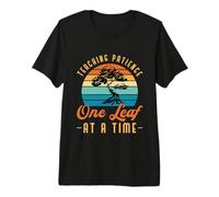 Enseñar Paciencia Bonsái de una Hoja Árbol bonsái Jardinería Arte Bonsái Camiseta Premium