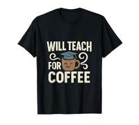 Enseñará para el diseño del Profesor de Pizarra de café Camiseta