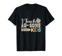 Enseño a Au-Some Kids Maestro Concientización sobre el Autismo Camiseta