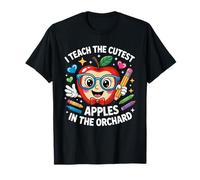 Enseño a Las Manzanas más Lindas del huerto Lindo Profesor de otoño Camiseta