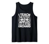 Enseño a Las Manzanas más Lindas del huerto Lindo Profesor de otoño Camiseta sin Mangas