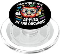 Enseño a Las Manzanas más Lindas del huerto Lindo Profesor de otoño PopSockets PopGrip para MagSafe