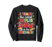 Enseño a Las Manzanas más Lindas del huerto Lindo Profesor de otoño Sudadera