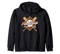 Enseño a los niños a Golpear y Robar Humor Divertido Entrenadores de béisbol Sudadera con Capucha