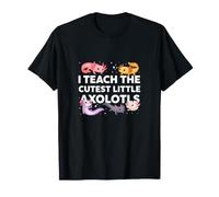 Enseño a los pequeños Axolotl más Lindos, Divertidos y Lindos de Regreso a la Escuela Camiseta